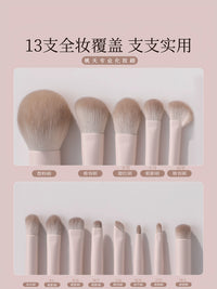 Makeup Brush Set for Eyeshadow, Blush, Contour, and Nose Shadow - Beginner Friendly