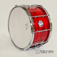 14x8 Inch Professional Maple Snare Drum with Rosewood Grain for Band Percussion