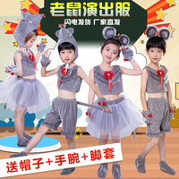 Kids' Mouse Costume for Stage Performances and Dance