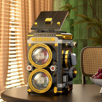 Retro Mini Building Blocks Set - Camera, Washing Machine, Department Store, Breakfast Shop Models