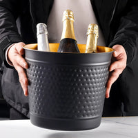 Stainless Steel Champagne Ice Bucket, Thickened Large Wine Cooler for Restaurant, Bar and Outdoor Use