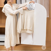 Translucent Garment Bags for Closet Storage, Dustproof and Waterproof Clothes Cover with Zipper