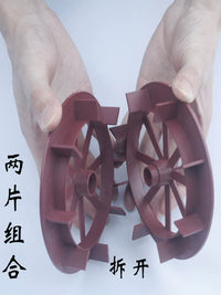 Water Wheel Fountain Ornament for Aquariums and Gardens, Plastic