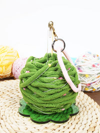 Portable Wooden Yarn Holder for Knitting and Crocheting, Wrist-Worn Yarn Ball Dispenser for DIY Crafts