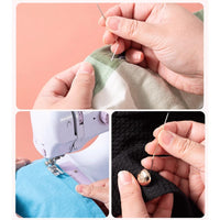 Household Sewing Machine Small Spool Thread 402 Sewing Thread White Black Thread for Clothes Repair Hand Sewing