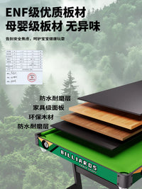 Foldable Kids' Billiards Table, Large Size Mini Pool Table for Family Fun and Educational Play