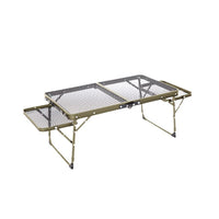 Mountainhiker Aluminum Alloy Adjustable Mesh Camping Table Portable Folding Outdoor Picnic Desk
