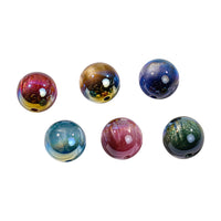 Electroplated Cat Eye Beads for DIY Phone Chains and Bracelets - Resin Loose Beads