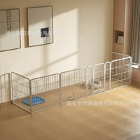 Pet Playpen Indoor Dog Fence with Door for Small Medium Large Dogs