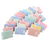 6-Layer Cotton Gauze Baby Washcloths - Absorbent & Soft Face Towels for Infants & Toddlers