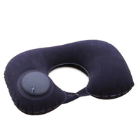 Inflatable U-Shaped Travel Neck Pillow for Neck Support and Napping