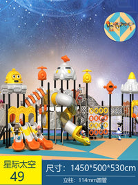 Large Outdoor Playground Slide with Swing Set for Kids, Kindergarten Water Park Equipment
