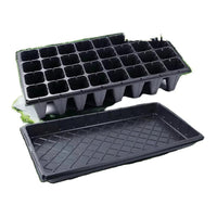 Thickened Seedling Starter Trays with Drip Trays for Indoor Gardening