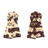 Japanese Style Cute Cartoon Frog Double-Sided Knitted Scarf for Women, Autumn/Winter 2025, Student Warm All-Match Neck Warmer