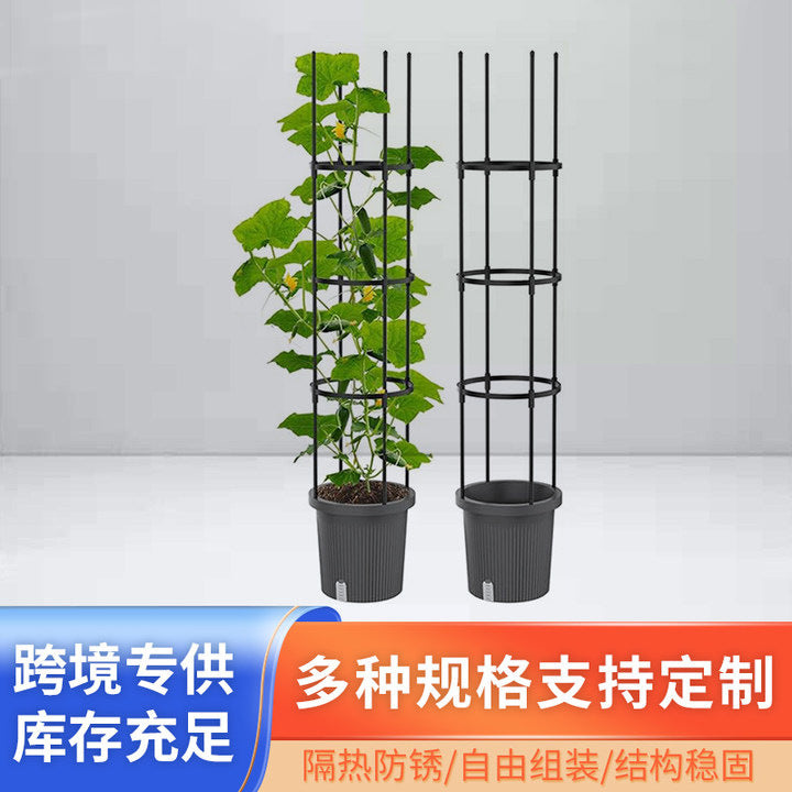 Tomato and Vegetable Plant Support Cage with Pot for Climbing Plants