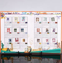 World Currencies, Coins & Stamps Collection Album - 68 Countries Commemorative Gift Set