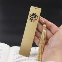 Custom Engraved Brass Metal Bookmark for School Graduation Gifts