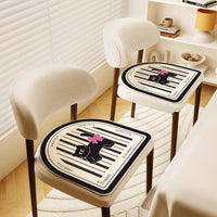 Cartoon Horseshoe-Shaped Cooling Seat Cushion for Office Chairs
