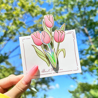 3D Pop-Up Flower Bouquet Greeting Cards with Envelope for Various Occasions
