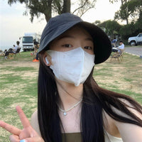 Lightweight Foldable Sun Visor for Women, Large Head Circumference, UV Protection, Fashionable Baseball Cap
