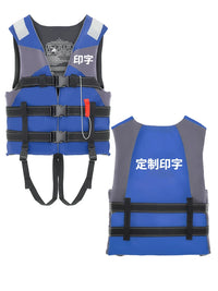High Buoyancy Life Vest with Crotch Strap & Whistle for Adults & Kids - Flood Control, Fishing & Boating