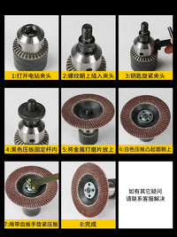 Drill to Angle Grinder Converter Kit for Cutting, Grinding, Polishing, and Rust Removal