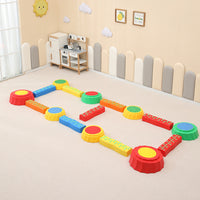 Kids Stepping Stones Balance Beam Set for Sensory Integration Training