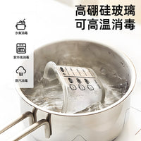 Baby Food Storage Container Glass Steaming Freezing Fresh-keeping Box Cartoon High Temperature Resistant Steamed Cake