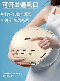 2026 New Breathable Electric Scooter Helmet Summer Sun Protection for Men and Women 3C Certified Safety Helmet
