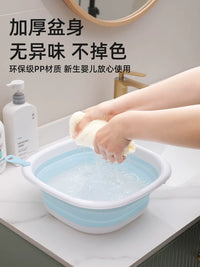 Foldable Wash Basin for Home, Travel, Dorm, Laundry, Foot Soaking - Large Portable Tub for Postpartum & Infants