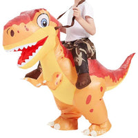Inflatable Dinosaur Rider Costume for Halloween Role Play and Performances