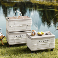 Outdoor Camping Storage Box Car Trunk Organizer Large Capacity Portable Field Equipment Camping Storage Container