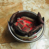Portable Charcoal Grill and Heater with Ash Pan for Outdoor Camping and Home Use