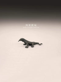 Miniature Komodo Dragon Lizard Figurine for Micro Landscape Decor