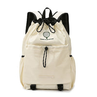 New Drawstring Closure Large Capacity Travel Backpack Lightweight Hiking Bag Foldable Casual Outdoor Unisex Versatile