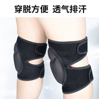 Sports Knee Pads with Thick Sponge and Anti-Collision Shell for Cycling, Dance, and Roller Skating