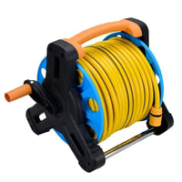 Garden Hose Reel Cart with 20m Hose and Spray Gun Set for Car Washing and Gardening