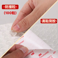Self-Adhesive Silicone Cabinet Door Bumpers Noise-Dampening Pads Furniture Anti-Collision Clear Rubber Feet