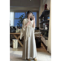 Women's Linen Blend Knit Shawl Cape for Sun Protection