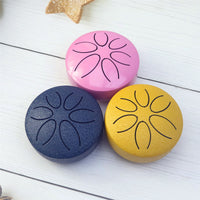 Mini 3-inch 6-Note Steel Tongue Drum Percussion Instrument for Kids and Adults