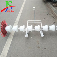 Stainless Steel Hand-Pulled Rice Seeder Portable Manual Planter for Rice, Rapeseed, Corn