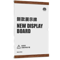 A4 Magnetic Acrylic Frame for Wall Mount, Certificate Display, No-Drill Installation