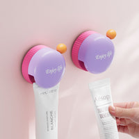 Dopamine Suction Cup Toothpaste Squeezer Wall-Mounted Dispenser for Lotions and Facial Cleansers