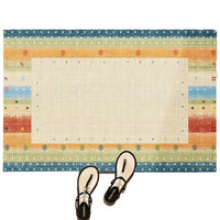 Dopamine Bathroom Mat Absorbent Non-Slip Linen Floor Mat for Wet/Dry Separation