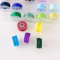 72# Jade Thread Cord Set for DIY Bracelet Crafting and Beading