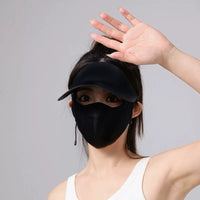 Summer Outdoor UV Protection Face Mask with Brim