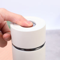 Stainless Steel Business Portable Insulated Mug - Car One-Touch Quick Open Water Bottle for Commuting and Travel