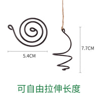 Metal Air Plant Holder, Tillandsia Display Stand, Whirlwind Shape, Hanging Planter for Soilless Plants