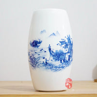 Jingdezhen Ceramic E27 Lampshade for Table, Pendant, and Wall Lamps