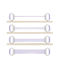 Adjustable Figure-Eight Resistance Band for Back Stretching and Yoga